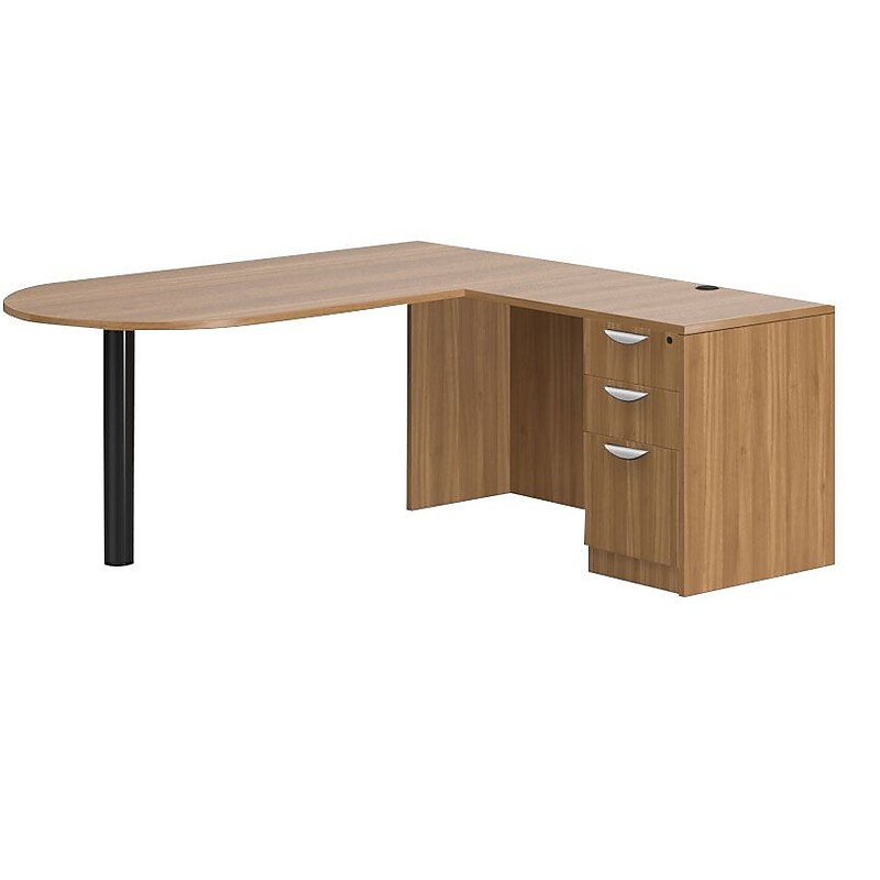 Offices To Go Superior Laminate L Shaped D Island Desk image 1