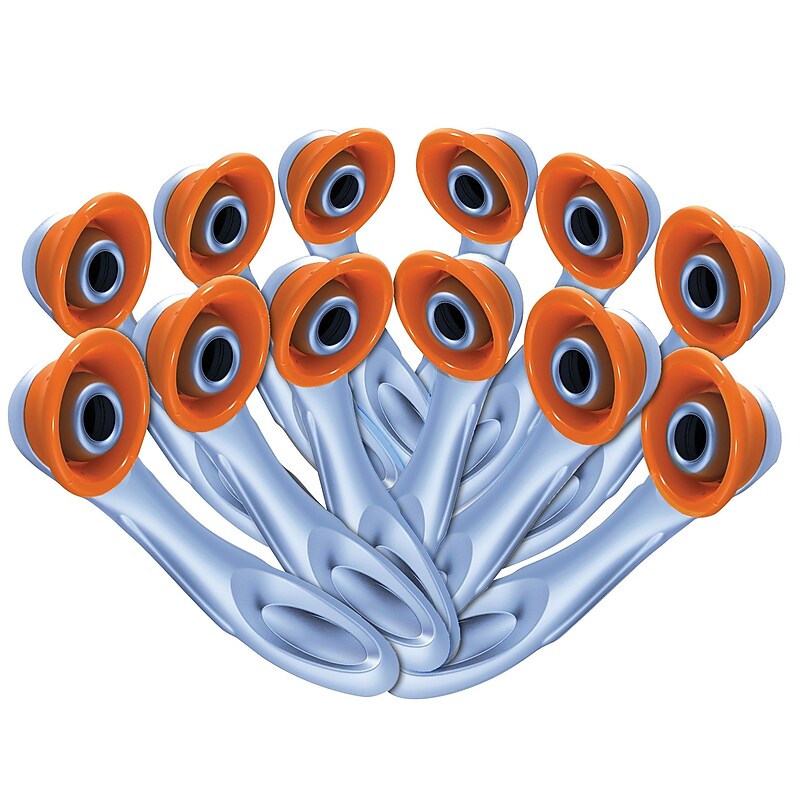 Harebrain WhisperPhone Element, Ages 4+ Blue/Orange, 12/Set (HB-WPE12) image 1