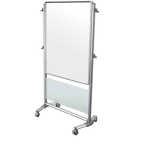Ghent Nexus Easel, DoubleSided Mobile Porcelain Whiteboard