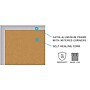 Ghent Cork Bulletin Board, Aluminum Frame, 4' x 12' (AK412)~#|#~s1105170_sc7