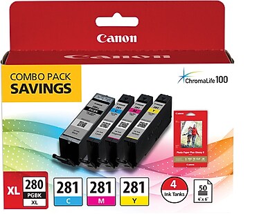 Canon 280XL 281 Black/High 4/Pack High Ink   Cartridge Sansujyuku sansujyuku.com