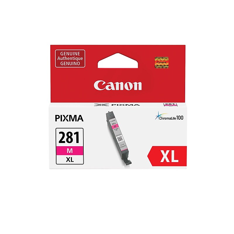 Canon 281XL Magenta High Yield Ink Cartridge   (2035C001) image 1