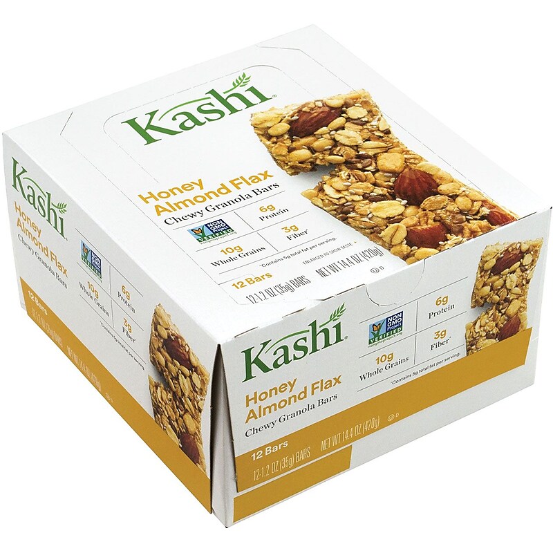 Kashi Chewy Honey Almond Granola Bar, 12 Bars/Box, 2/Box (295-00065) image 1