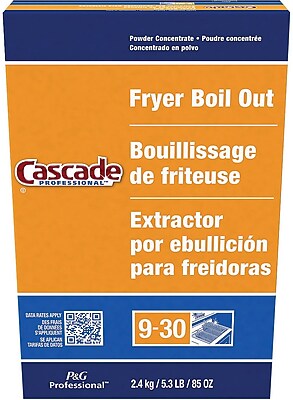 Cascade With Phosphates Professional Fryer Boil Out