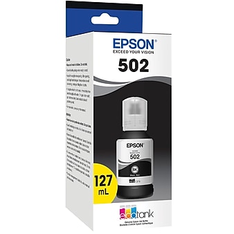Epson T502 Black Standard Yield Ink Bottle (T502120-S)