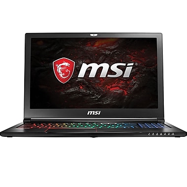MSI GS63 STEALTH-061 15.6″ Gaming Laptop, 7th Gen Core i7, 16GB RAM, 1TB HDD+128GB SSD