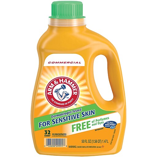 Arm & Hammer Laundry Detergent Perfume Dye Free, 50 Oz. Bottle (33200