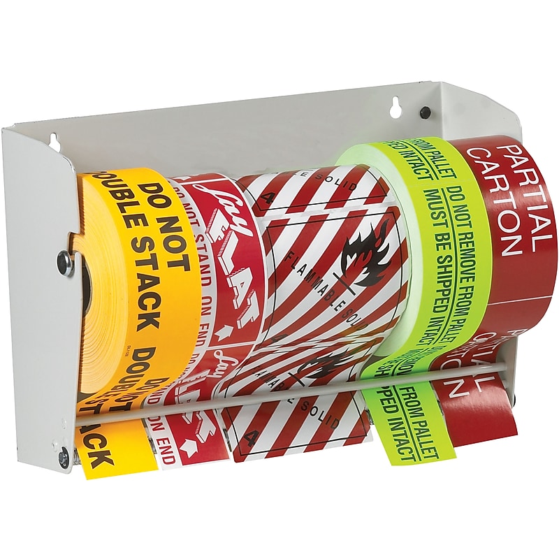 Partners Brand 12 1/2" Tape Logic Wall Mount Label Dispenser (LDM1250) image 1