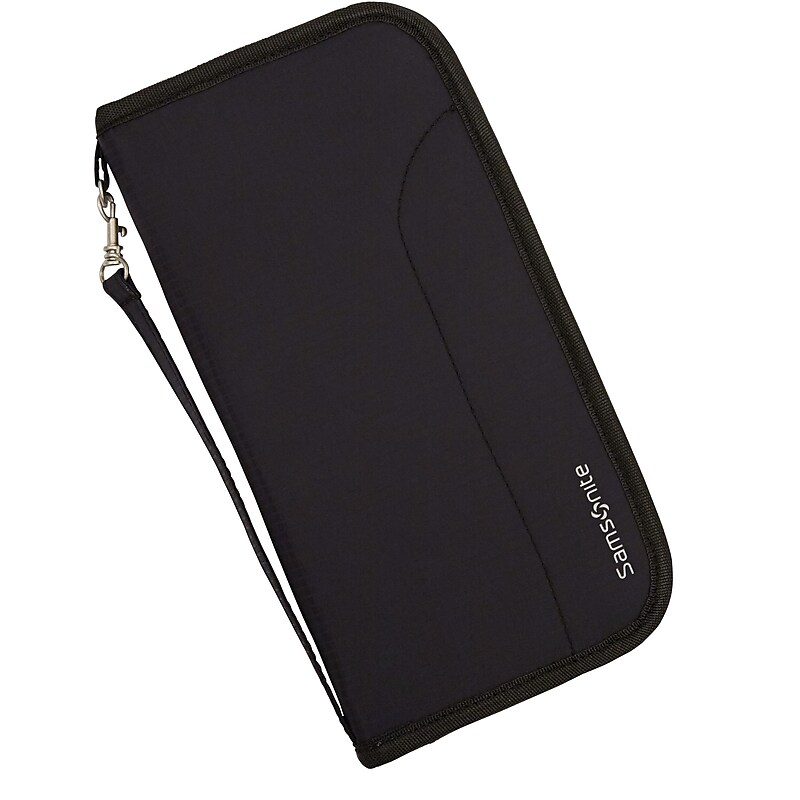 Samsonite RFID Vinyl Passport Holder, Black (91829-1041) image 1
