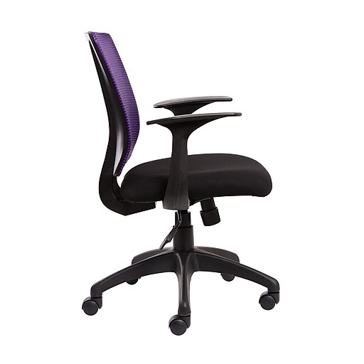 Staples® Vexa Mesh Chair, Purple Staples