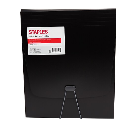 Shop Staples for Staples 7 Pocket Vertical Expanding File Folder