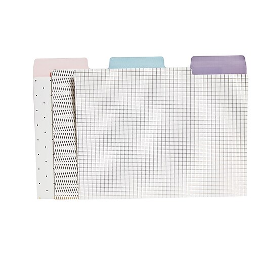 Staples® Gold Foil Fashion Heavyweight File Folders, 3 Tab, Letter, 9