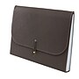 Staples 13-Pocket Leatherette Expanding File Folder, Letter, Dark Gray (51825)~#|#~s1109760_sc7