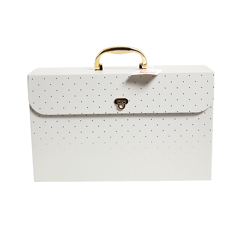 Staples 19 Pocket Document File, Legal, Dot (51790) image 1