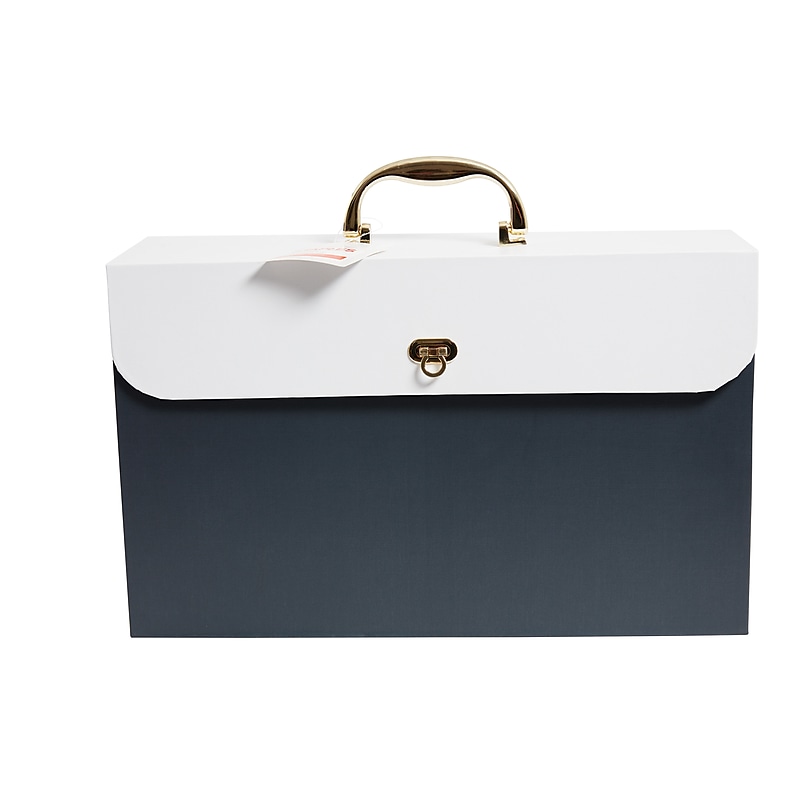 Staples 19 Pocket Document File, Legal, Grey (51791) image 1