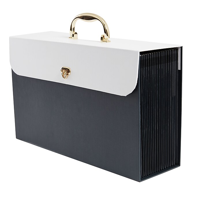 Staples 19-Pocket Document File, Legal, Grey (51791) | Staples