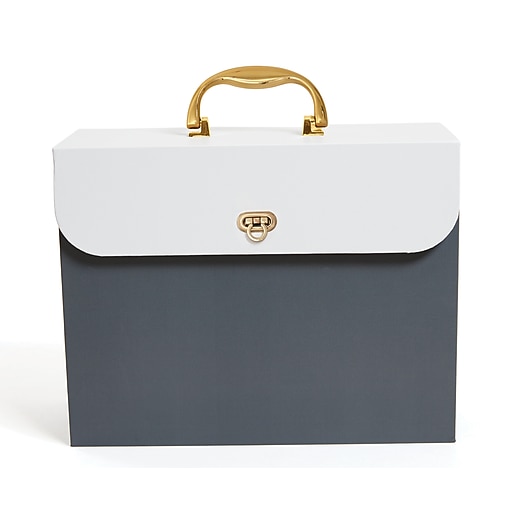 Staples 19 Pocket Document File, Letter, Grey (51792) Staples