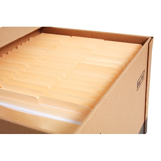 Staples Medium Duty 100 Recycled Storage Boxes, Letter/Legal Size, 12