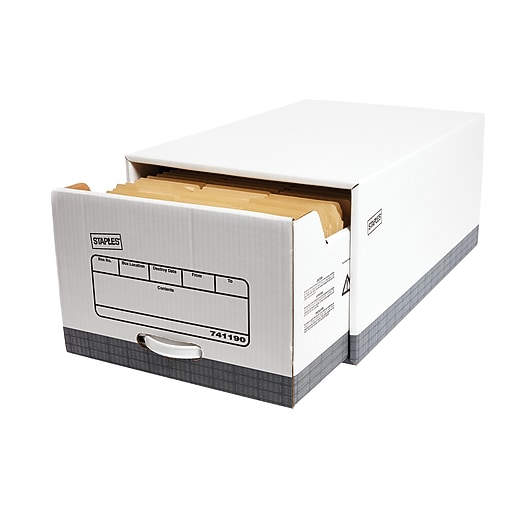 Staples® EZ Fold File Drawers, LegalSize Staples
