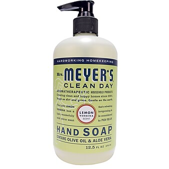 Mrs. Meyer's Clean Day Hand Soap, Lemon Verbena, 12.5 fl oz (651321)