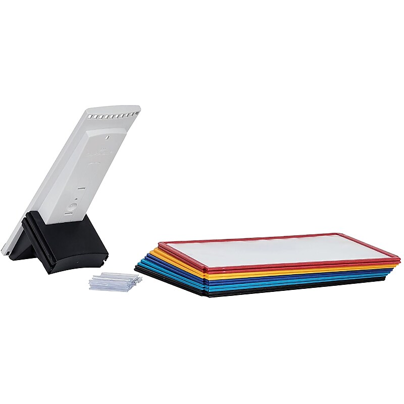 Durable SHERPA Document Holder, 8.5" x 11", Top Loading, Multicolor Plastic (569800) image 1