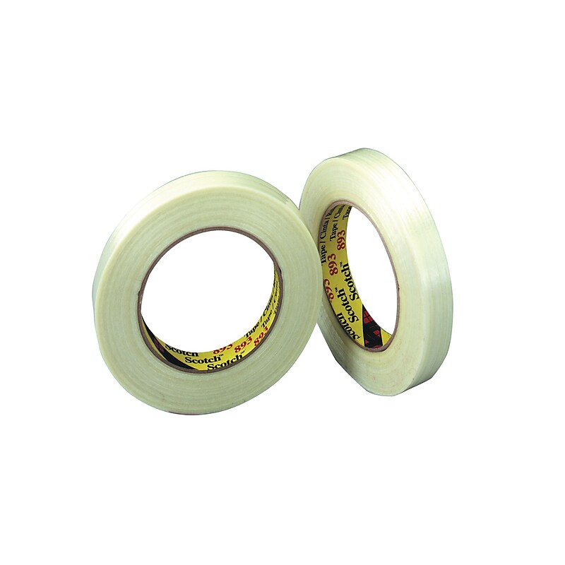 Scotch® Filament Tape 893 Clear, 24 mm x 55 m, 1/Roll (893-24) image 1