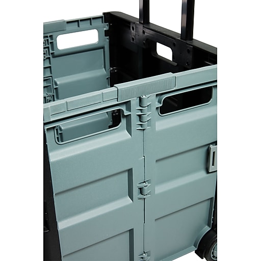 Staples Expanding Folding Crate on Wheels Staples