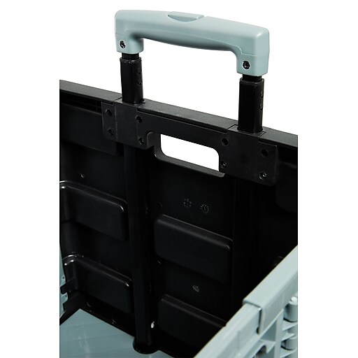 Staples Expanding Folding Crate on Wheels Staples