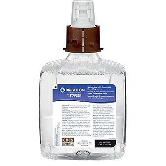 Brighton Professional™ Foaming Hand Soap Refill for BP Dispenser, 2/Carton (51955)