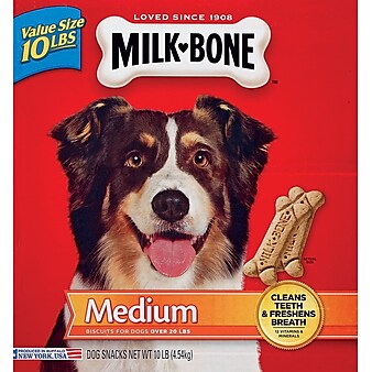 Milk Bone Original Dog Biscuits, Medium, 10 lbs (SMU9501)