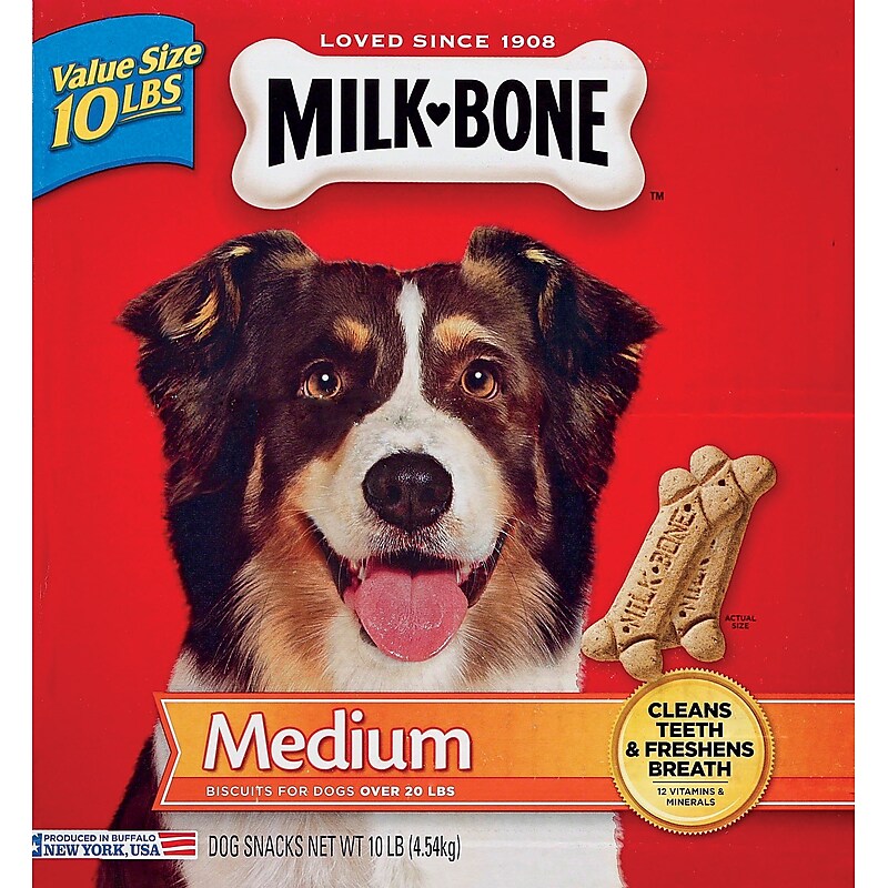 Milk Bone Original Dog Biscuits, Medium, 10 lbs (SMU9501) image 1