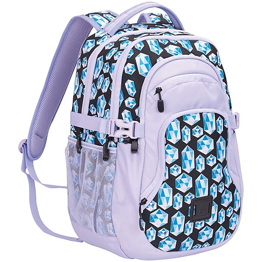Shop Staples for Staples Pembroke 18" Backpack, Gem Pattern, 6.88"W x