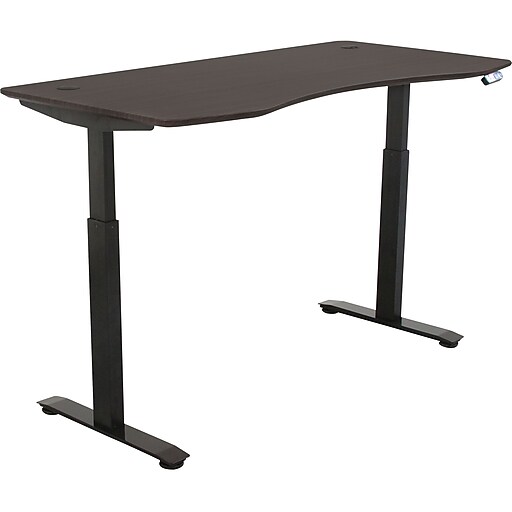 Motionwise Electric Height Adjustable Desk 30"x60", American Walnut