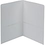 Smead Leatherette 2 Pocket Portfolios, Letter, White, 25/Box~#|#~s1115194_sc7