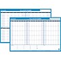 AT-A-GLANCE 90/120 Day Planner 24" x 36" Dry Erase Wall Calendar, Reversible, Blue (PM239P-28)~#|#~s1115278_sc7