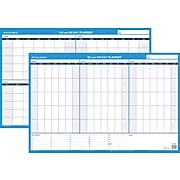 Undated AT-A-GLANCE 24" x 36" Erasable Wall Calendar, 90/120 Day Planner, Blue (PM239P-28)