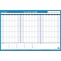 AT-A-GLANCE 90/120 Day Planner 24" x 36" Dry Erase Wall Calendar, Reversible, Blue (PM239P-28)~#|#~s1115279_sc7