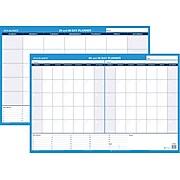 Undated AT-A-GLANCE 24" x 36" Erasable Wall Calendar, 30/60 Day Planner, Blue (PM233P-28)
