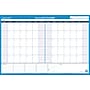 AT-A-GLANCE 30/60 Day Planner 24" x 36" Wet Erase Wall Calendar, Reversible, Blue (PM233P-28)~#|#~s1115285_sc7