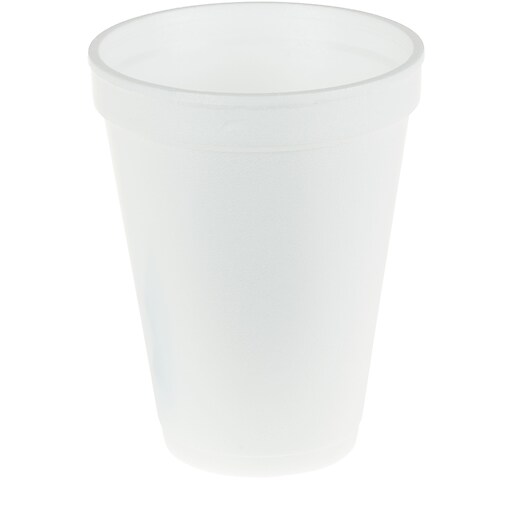 Staples® Disposable Foam Hot/Cold Cups, 8 Oz., Pack of 1000, White