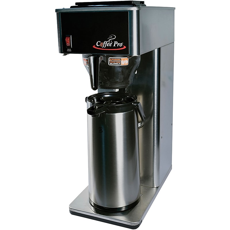 Coffee Pro Institutional 9-Cups Pourover Coffee Maker, Stainless Steel (CPAPXX) image 1