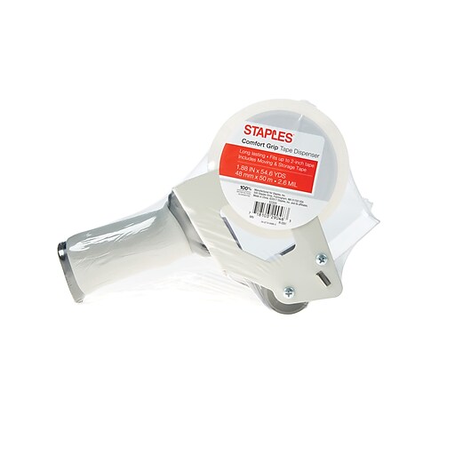 Staples Comfort Grip Tape Dispenser with Moving and Storage Packing