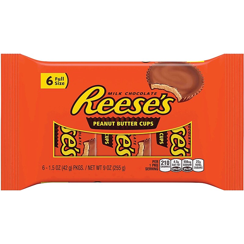 Reese's Peanut Butter Milk Chocolate Cup, 9 oz., 2/Pack (246-01011) image 1