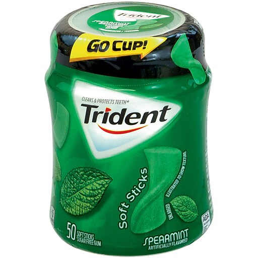 Download Trident Sugar-Free Soft Sticks Spearmint Gum, 50 Count, 6 ... Yellowimages Mockups