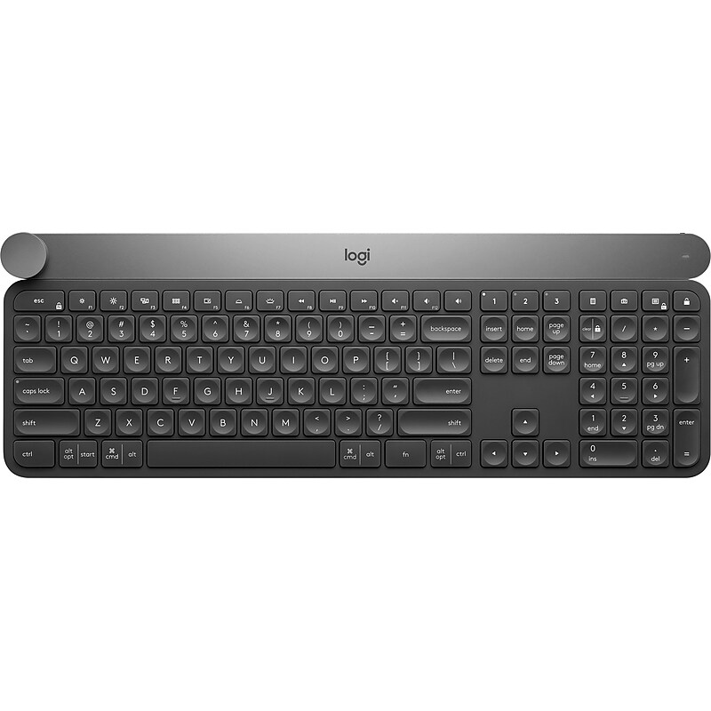 Logitech Craft Advanced with Creative Input Dial Wireless Keyboard, Gray (920-008484) image 1