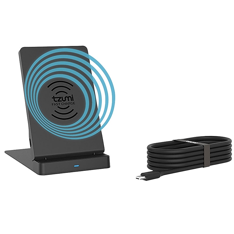 Tzumi Multiangle Desk Mount w/ Wireless Charging image 1