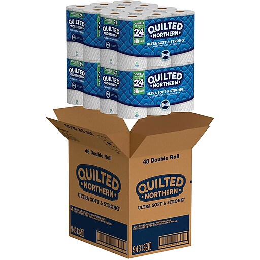 Quilted Northern Ultra Soft & Strong Bath Tissue, 48 Double Rolls/Case