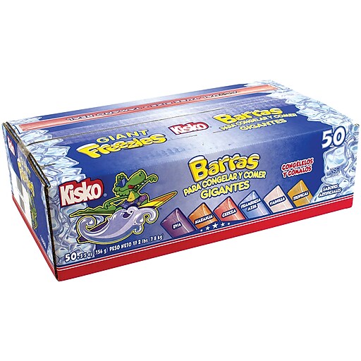 Kisko Fruit Ice Pops, 5.5 oz., 50/Count (209-00477) | Staples
