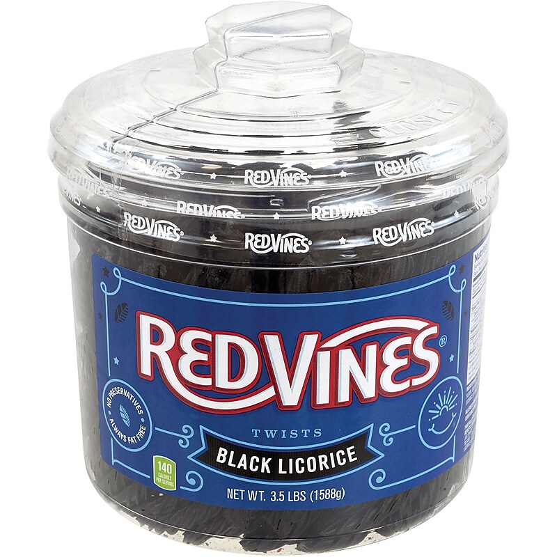 Red Vines Black Licorice Twists, 3.5 lbs. (209-04500) image 1