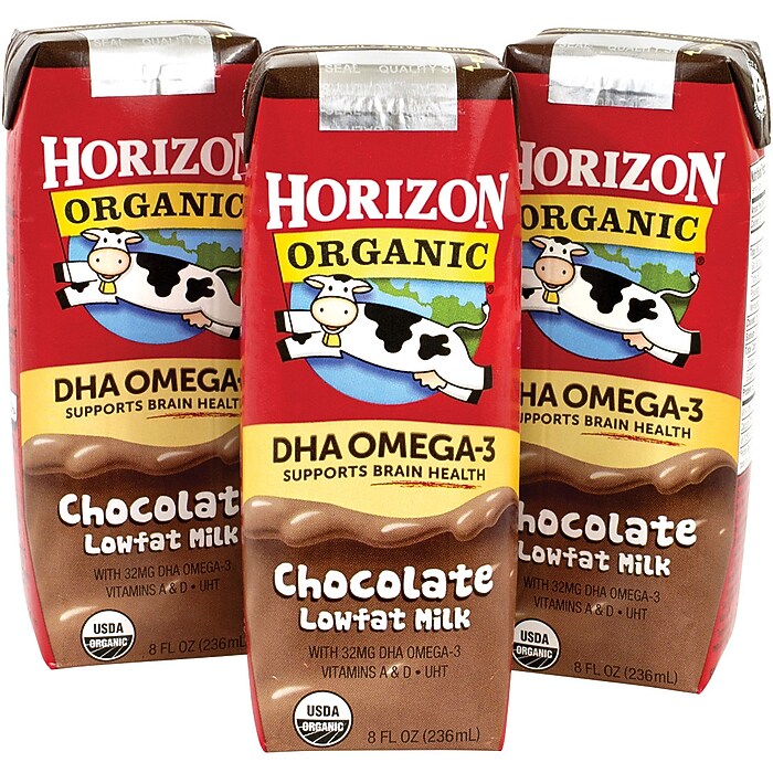 Horizon Organic Chocolate 1% Milk, 8 oz., 18/Pack (220-00536